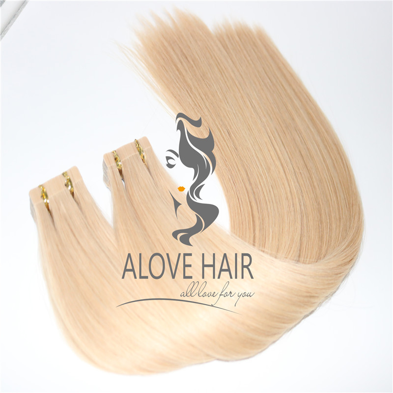 Wholesale best blonde color affordable tape in extensions